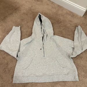 Scuba Oversized Half-Zip Hoodie